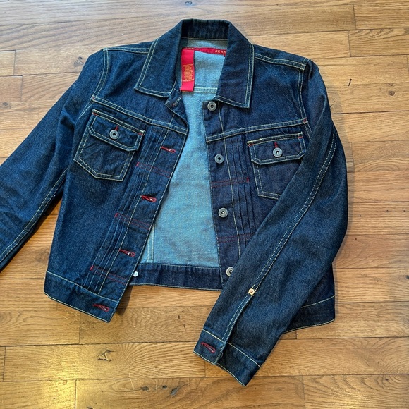 BCBG Maxazria Blue Jean Denim Jacket size S - Picture 2 of 12